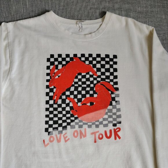 Harry Styles Shirt Size Small Official Love On Tour Crewneck Sweatshirt - Picture 2 of 9